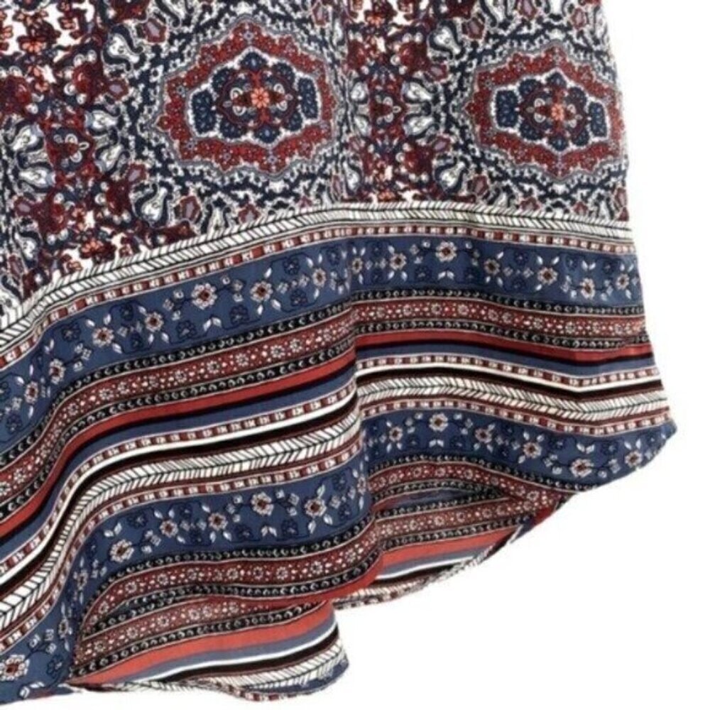 Athleta Medallion Dunes Boho Tassel Halter Tank Top - Picture 7 of 13